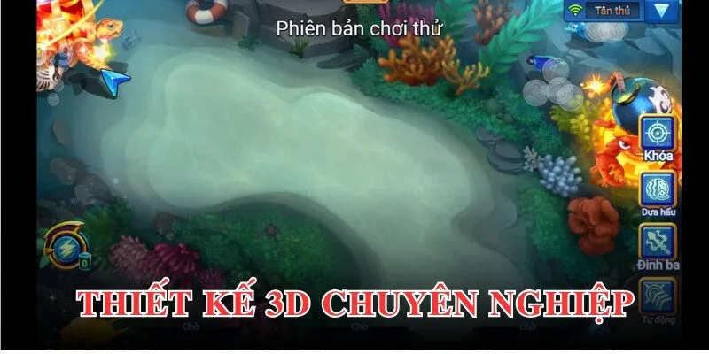 Thiết kế không gian đại dương tại sảnh TP cực đặc biệt